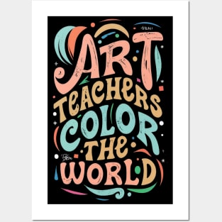 Art Teachers Retro Posters and Art